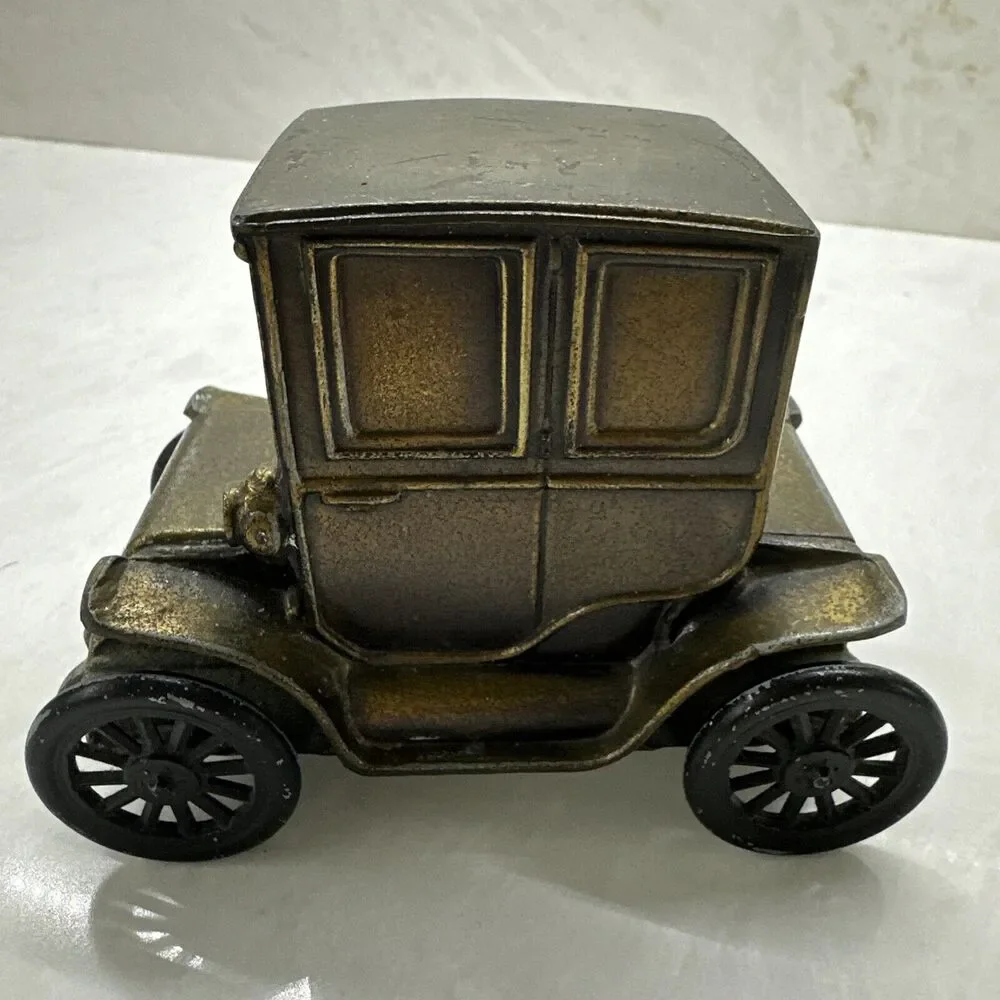 Vintage Banthrico 1910 Baker Electric Die Cast Car Coin Bank - Picture 3 of 7
